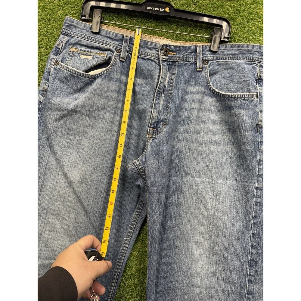 BKE 67 Austin Jeans Mens 38 Bootcut Buckle Light Wash Denim Casual Workwear
